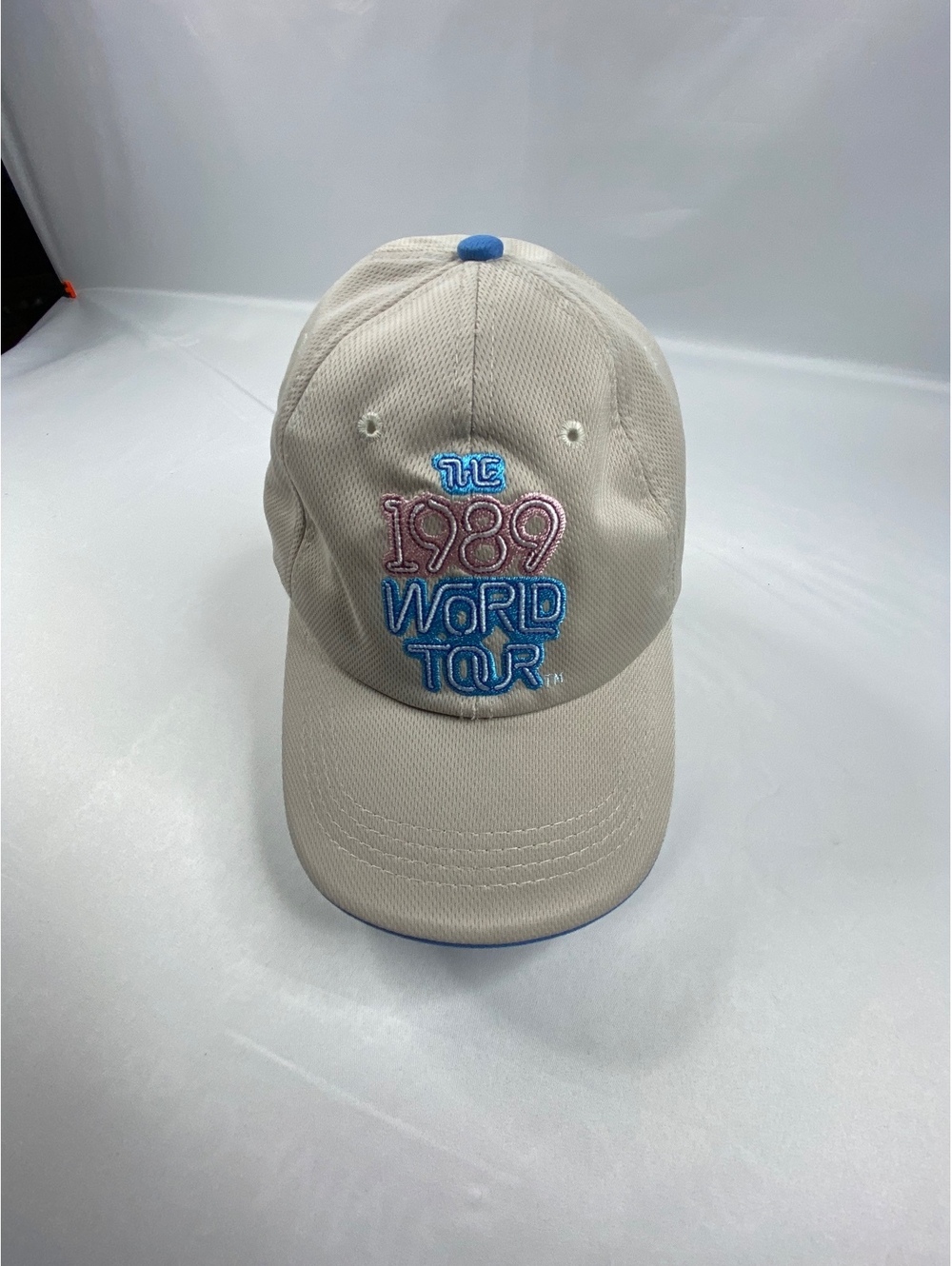 Taylor Swift 1989 World Tour beige and blue cap